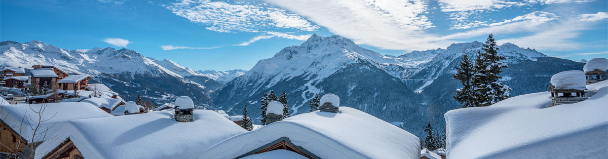 Vue sur les montagnes depuis la rosière